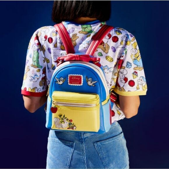 Loungefly Snow White 85th Anniversary Cosplay Mini Backpack NWT - Picture 1 of 11